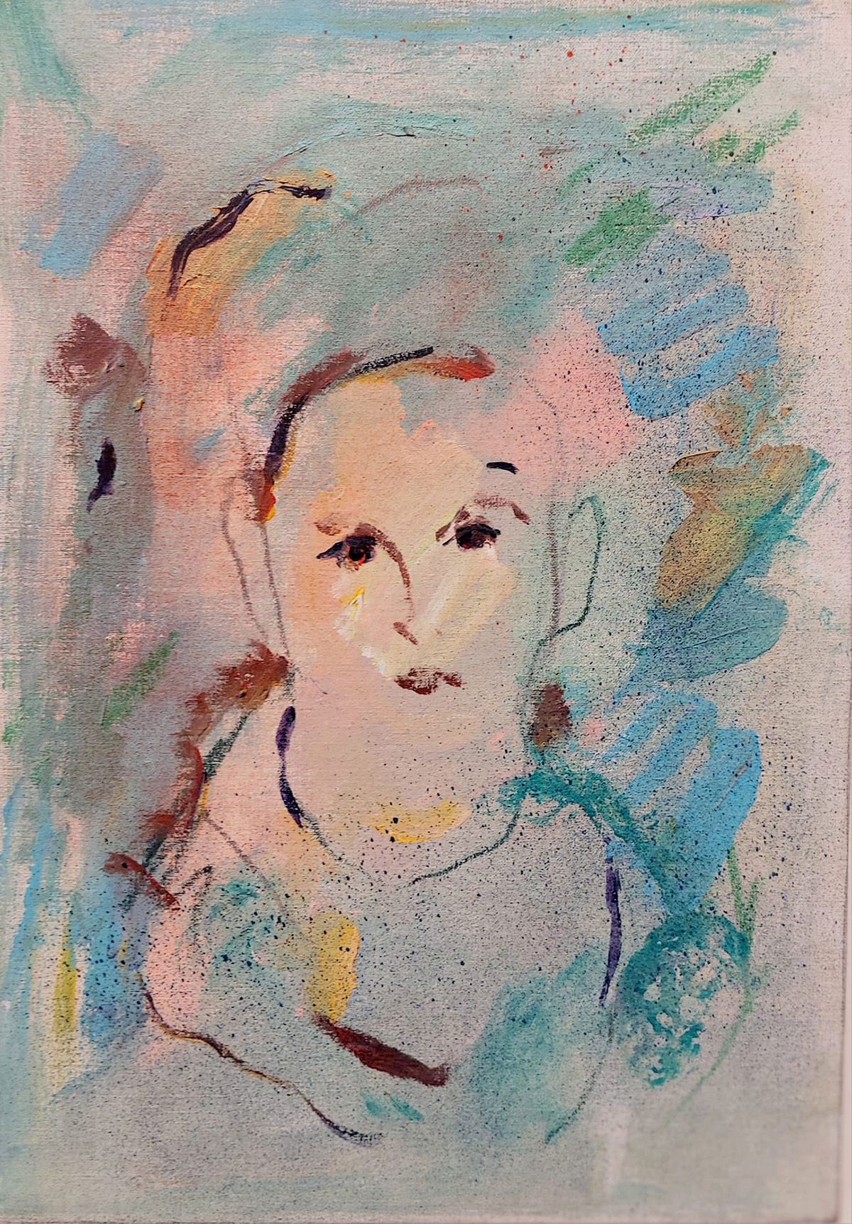 Olio su tela